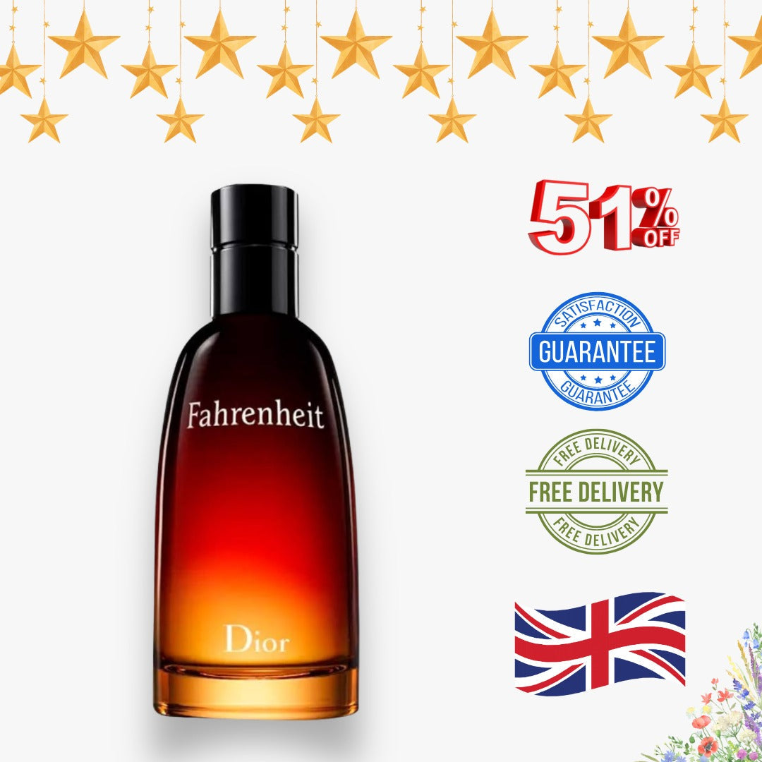 Fahrenheit Absolute Eau De Toilette Intense 100ml Spray – Men’s Perfume - Senin Scents